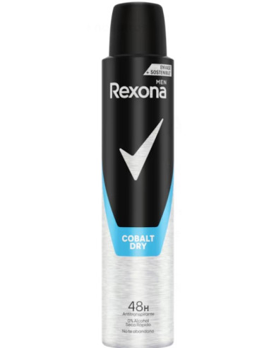DESODORANTE REXONA SPRAY COBALT DRY 200 ML