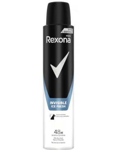 DESODORANTE REXONA SPRAY INVISIBLE ICE FRESH 200 ML