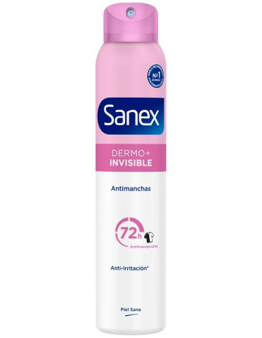 DESODORANTE SANEX SPRAY DERMO INVISIBLE 200 ML