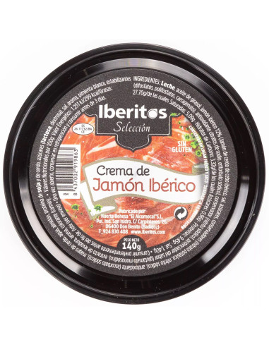 PATE IBERITOS CREMA DE JAMON IBERICO 140G