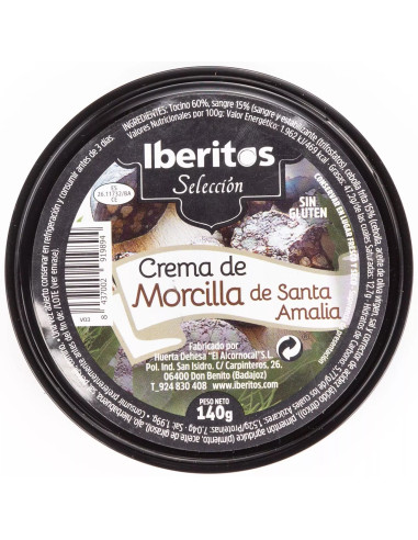 PATE IBERITOS CREMA DE MORCILLA 140G