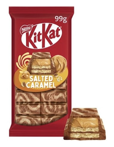 CHOCOLATE NESTLE KIT KAT SALTED CARAMEL 99G