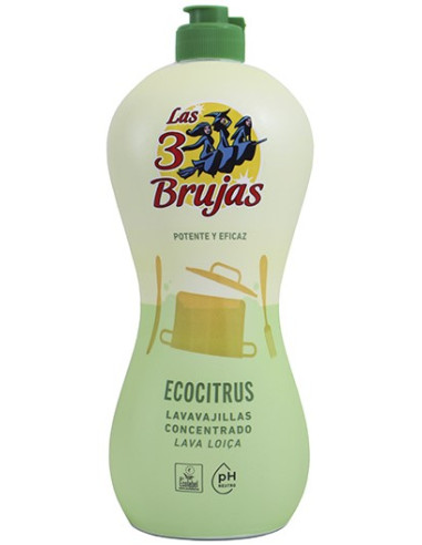 LAVAJILLAS LAS 3 BRUJAS ECOCITRUS 500 ML