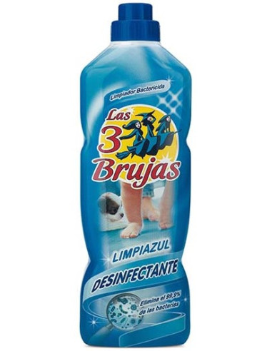 LIMPIAHOGAR LAS 3 BRUJAS LIMPIAZUL 1 LT