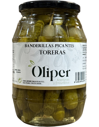 BANDERILLAS PICANTES OLIPER 850 ML
