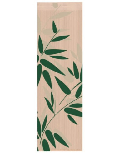 BOLSA PAPEL 2 BARRAS 14+9X46CM PACK-500UND