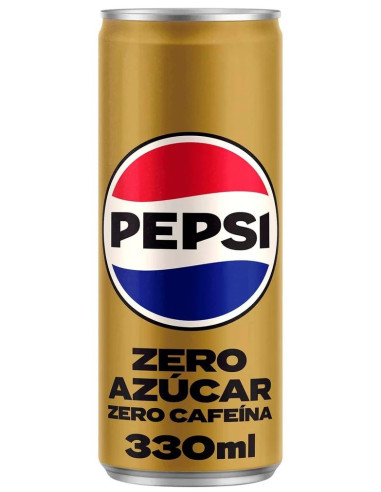 PEPSI-COLA MAX ZERO CAFEINA BOTE 33 CC