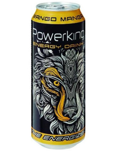 BEBIDA ENERGETICA POWERKING MANGO LATA 500 ML