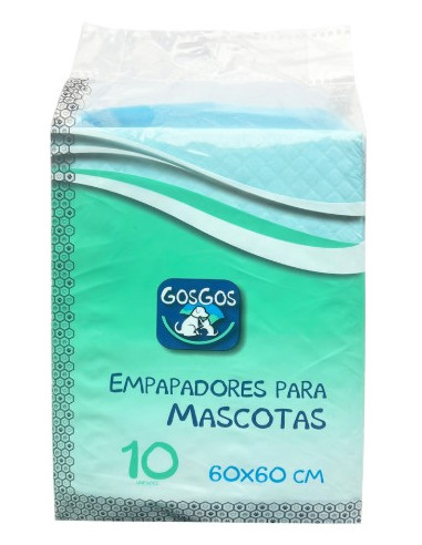 EMPAPADORES MASCOTAS 60X60CM PACK-10UND