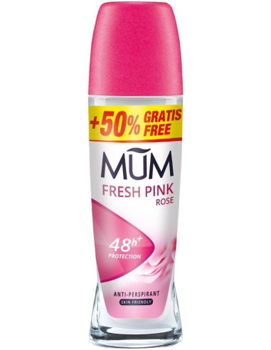 DESODORANTE MUM ROLLON FRESH PINK 75ML