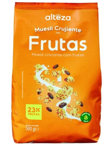 MUESLI CRUJIENTE FRUTAS ALTEZA 500G