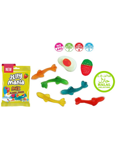 JELLY MANIA CLASSIC J. MIX HALAL B.100G 18U