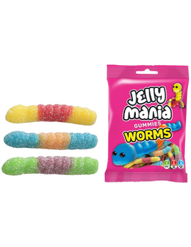 JELLY MANIA GUSANOS PICA HALAL B.100G