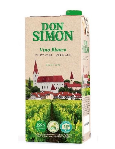 VINO DON SIMON BRIK BLANCO 1 LT