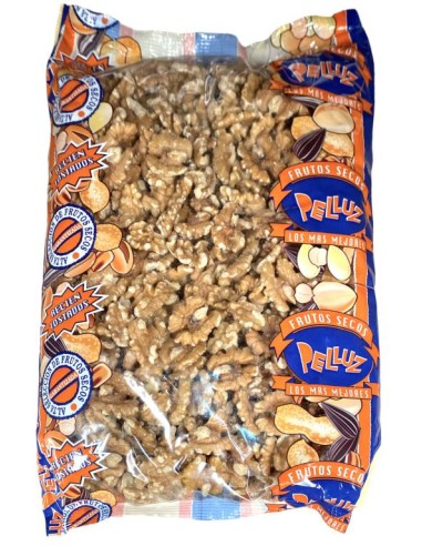 BOLSA NUECES PELADAS MITADES 1 KG