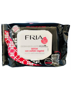 TOALLITAS FRIA DESMAQUILLANTES CON CARBON 20 UND