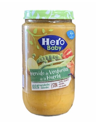 Hero Baby Potito Hervido de Verduritas de la Huerta - 235g