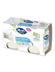 YOGUR HERO NATURAL TARRO 120 GR X 2 UND