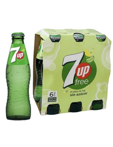 SEVEN-UP FREE BOTELLIN PACK-6 20 CL