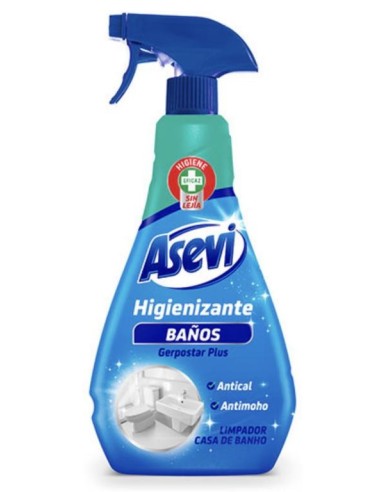 LIMPIADOR HIGIENIZANTE BAÑOS PISTOLA ASEVI 720 ML