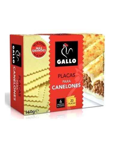 PASTA GALLO CANELONES 20 PLACAS