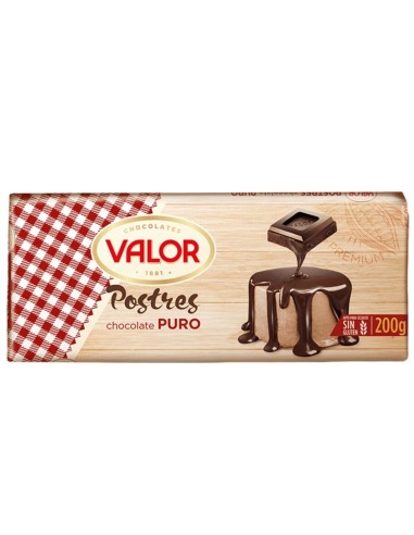 CHOCOLATE VALOR POSTRES 200 GR