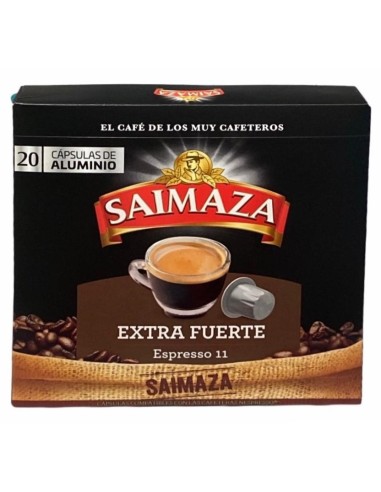 CAFE SAIMAZA CAPSULA (NESPRESSO) EXTRA FUERTE 20 U