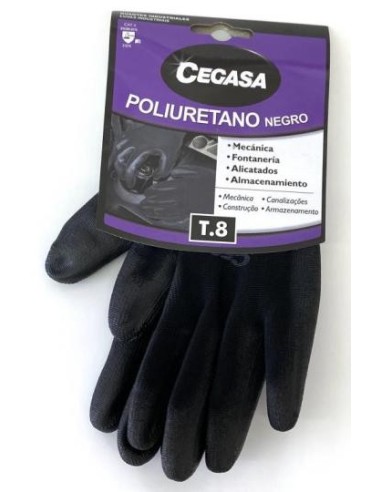 GUANTES CEGASA POLIURETANO TALLA 8