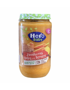 POTITO HERO ZANAHORIAS BABY CON TERNERA 235 G