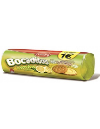 GALLETAS CUETARA BOCADITOS LIMON 150 GR