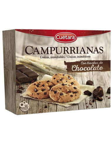 GALLETAS CAMPURRIANAS TROZOS CHOCO 350 GR