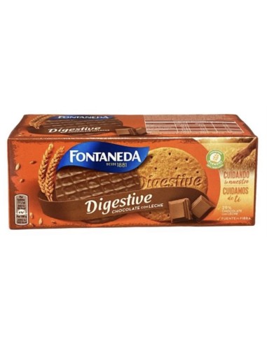 GALLETAS FONTANEDA DIGESTIVE CHOCO-LECHE 300 GR