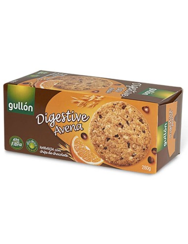 GALLETAS GULLON DIGESTIVE CHOCO-NARANJA 280 G