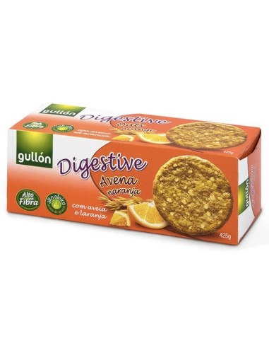 GALLETAS GULLON DIGESTIVE AVENA-NARANJA 425 G