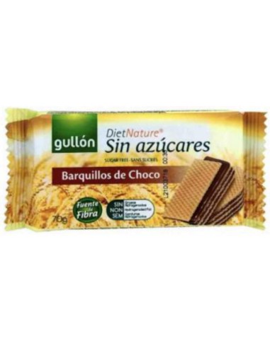 GALLETAS GULLON BARQUI-CHOCO SIN AZUCAR