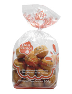 MAGDALENAS DON DULCE MINI PEPITAS CHOCOLATE 300 G