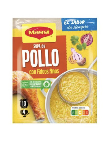 SOPA MAGGI POLLO FIDEOS FINOS 82 G